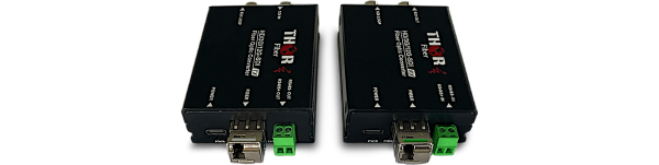 Thor SDI fiber extender for SD HD 3G and 4K 12G SDI with return RS485 Data - Image 3