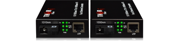 Thor 10/100 Mbps Fast Ethernet Over 1 Fiber  Media Converter SC / UPC - Image 4