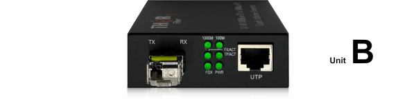 Thor 10/100/1000Mbps  Fast and Gigabit Ethernet Fiber Media Converter WITH SFP - Image 3