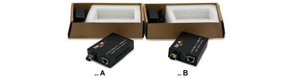 Thor 10/100/1000Mbps  Fast and Gigabit Ethernet Fiber Media Converter WITH SFP - Image 5