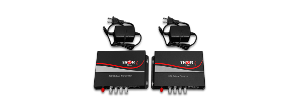 Thor 4 HD-SDI + 10/100 Ethernet +RS485 + Audio over single fiber TX/RX with Aux - Image 5
