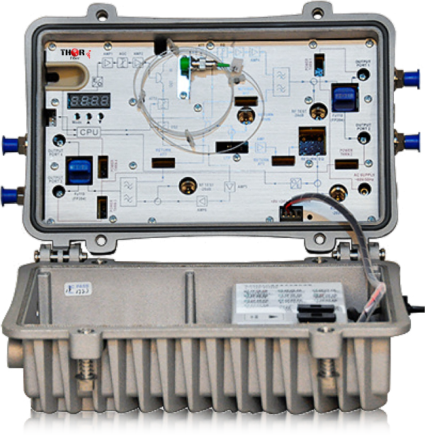 Thor Compact Clam Shell Outdoor Weather Proof Fiber Optic Receiver For CATV 45-1000Mhz - Image 2