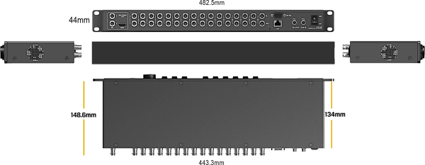 Thor 16x16 3G SDI HD/SD-SDI Matrix Switcher and Multiviewer - Image 9