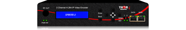 Thor 2 channel SDI or HDMI  H.264 IP Video Streaming Encoder UDP RTP HLS Unicast Multicast - Image 2