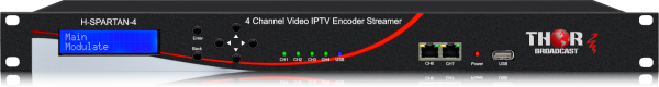 Thor 4 Channel HDMI + CVBS Network Encoder Streamer UDP/RTP (Unicast/Multicast), Low latency HLS, RTMP, HTTP & USB playback - Image 2